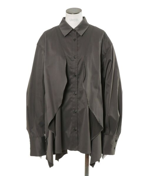 UN3D.（アンスリード）の「WAVE RAFFLE SHIRT【セットアップ着用可能