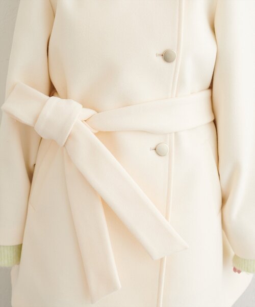 セール】〈ako〉スタンドカラーミドル丈コート（その他アウター