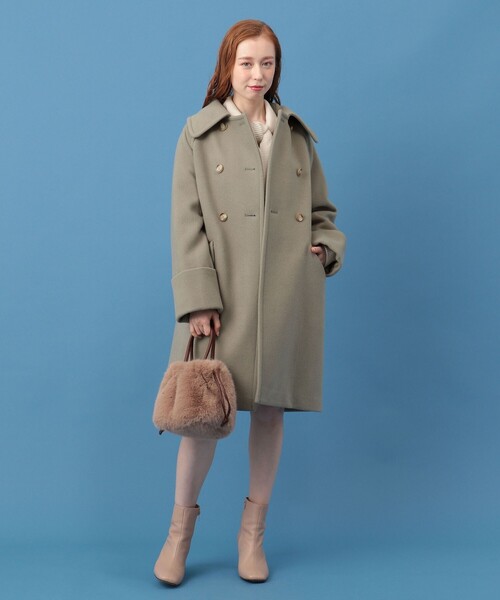 DEICY（デイシー）の「ステンカラーウールミディコート（ステンカラー