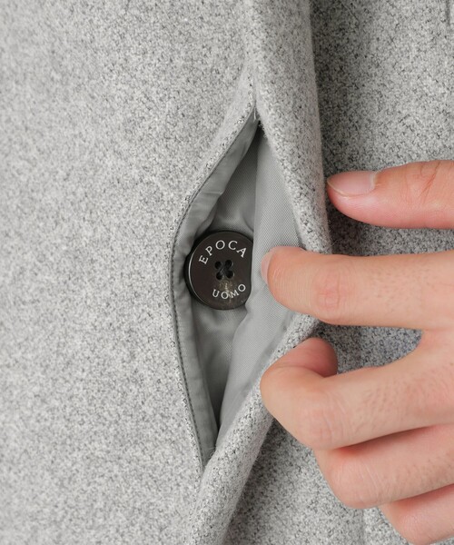 EPOCA UOMO（エポカウォモ）の「フーデットコート（ステンカラーコート
