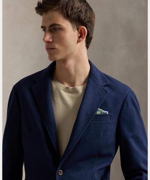Polo ソフト モダン ジャージー ピケ ジャケット（テーラード