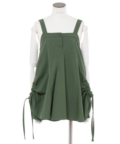 UN3D.（アンスリード）の「ウェーブラインギャザーキャミソール