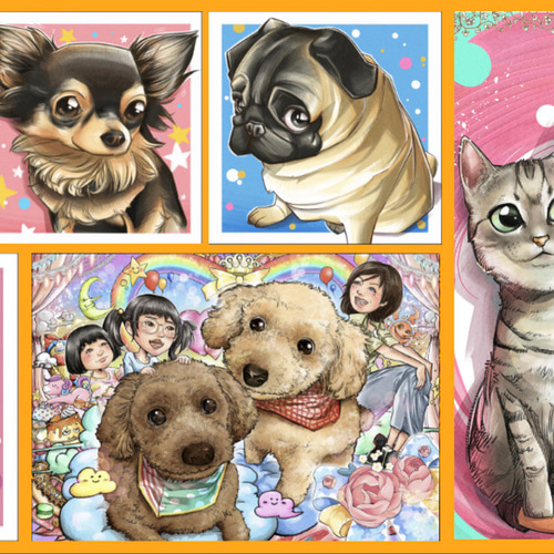 似顔絵【誕生日】オーダーメイド 漫画風 プレゼント コスプレ イラスト