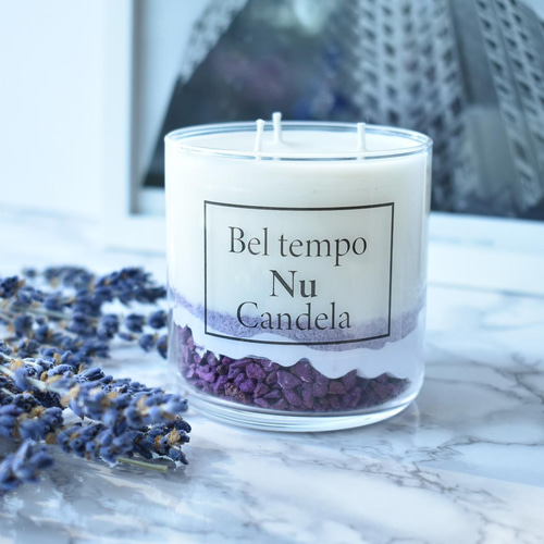 アロマキャンドル ラベンダー キャンドル・キャンドルホルダー Ho ho