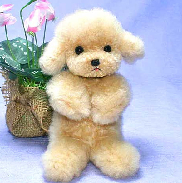 ティーカッププードル ぬいぐるみ 愛犬ギフト品にも【再販・受注制作