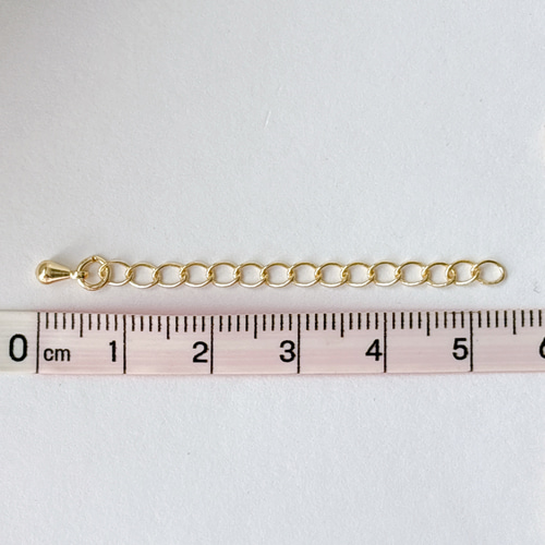 高品質 14kgf アジャスター チェーン しずく型 ブレスレット