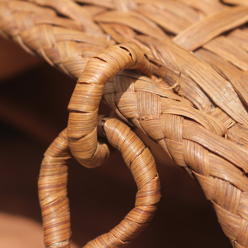 98114 山葡萄 かごバッグ 山ぶどう カゴバッグ 持ち手 着物 籠 六角