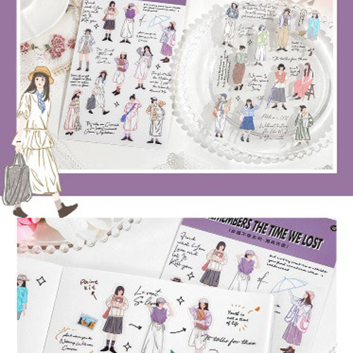 断捨離セール ノンストップシリーズ 女の子 花 コラージュ素材