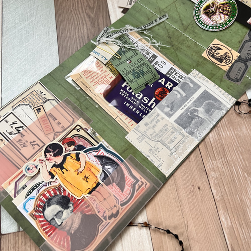 ハンドメイドファイル コラージュ素材おすそ分け シール・ステッカー