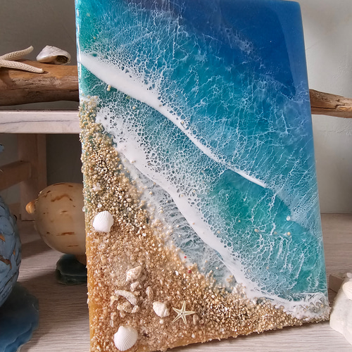 海を感じるインテリア レジンオーシャンアート シェルラグーン SM