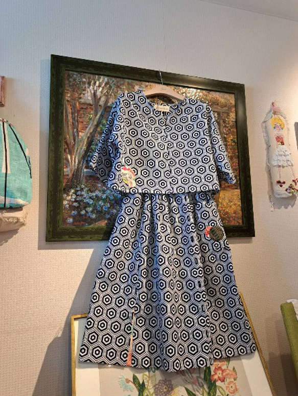 着物リメイク・新品反物・浴衣リメイク セットアップドレス