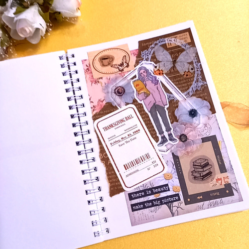 値下げ※※ ジャンクジャーナル コラージュノート 雑記帳 スクラップ