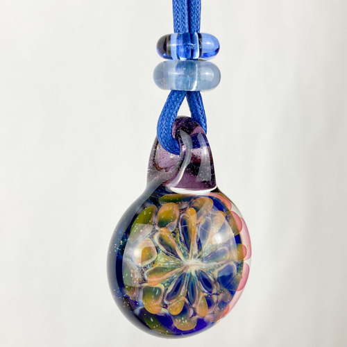 Fume Dot Glass Implosion ボロシリケイトガラスペンダント WITF20