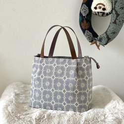 ハンドメイド ミナペルホネン featherdance コロりんトート