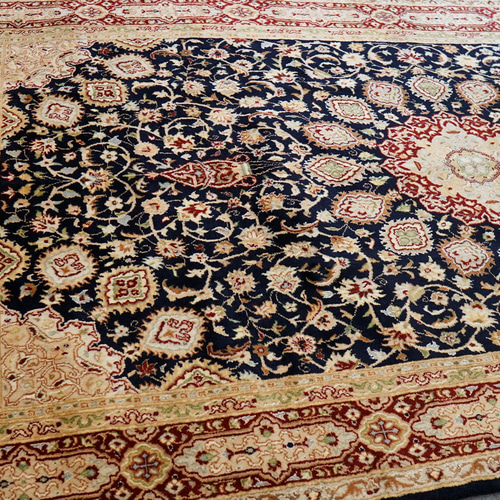 256×148cm【パキスタン手織り絨毯】 カーペット・絨毯・ラグ・マット