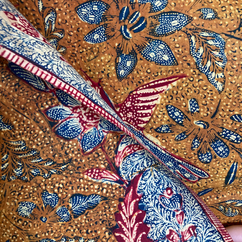 635 オールドバティック ジャワ更紗 古布 ヴィンテージ アンティーク