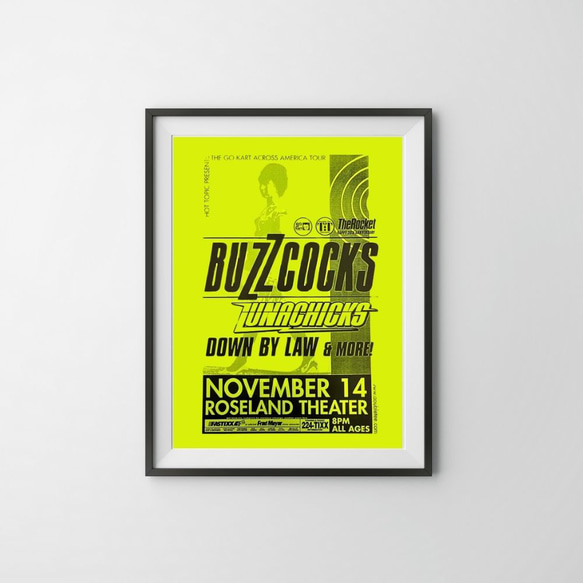 BUZZCOCKS ポスター | パンクロック｜90年代音楽 イギリスバンド