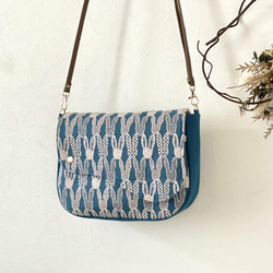 ミナポルホネン クッペバッグ winter lake ポシェット ブルー ミナ