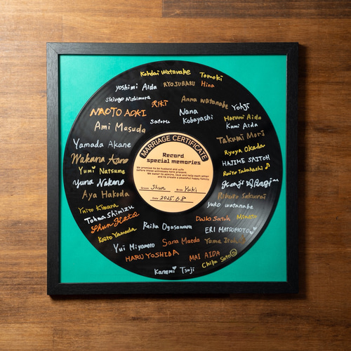 準備不要のフルセット登場✨】レコード結婚証明書 その他オーダー