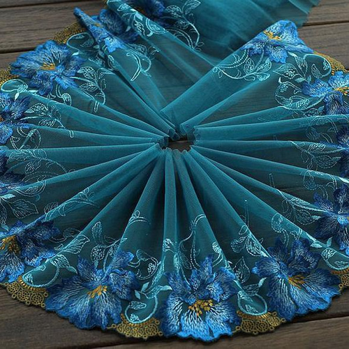 メルヘンなブルーの袋帯(青・六通) メルヘンなブルーの袋帯(青・六通) -