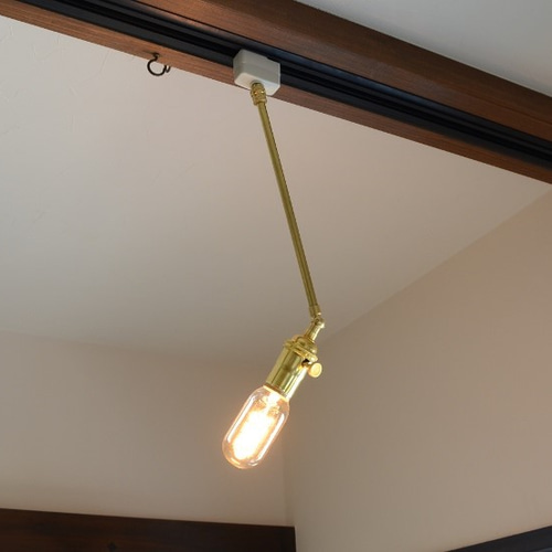 インダストリアル系照明ライト アンティーク風スイッチ付ソケット真鍮