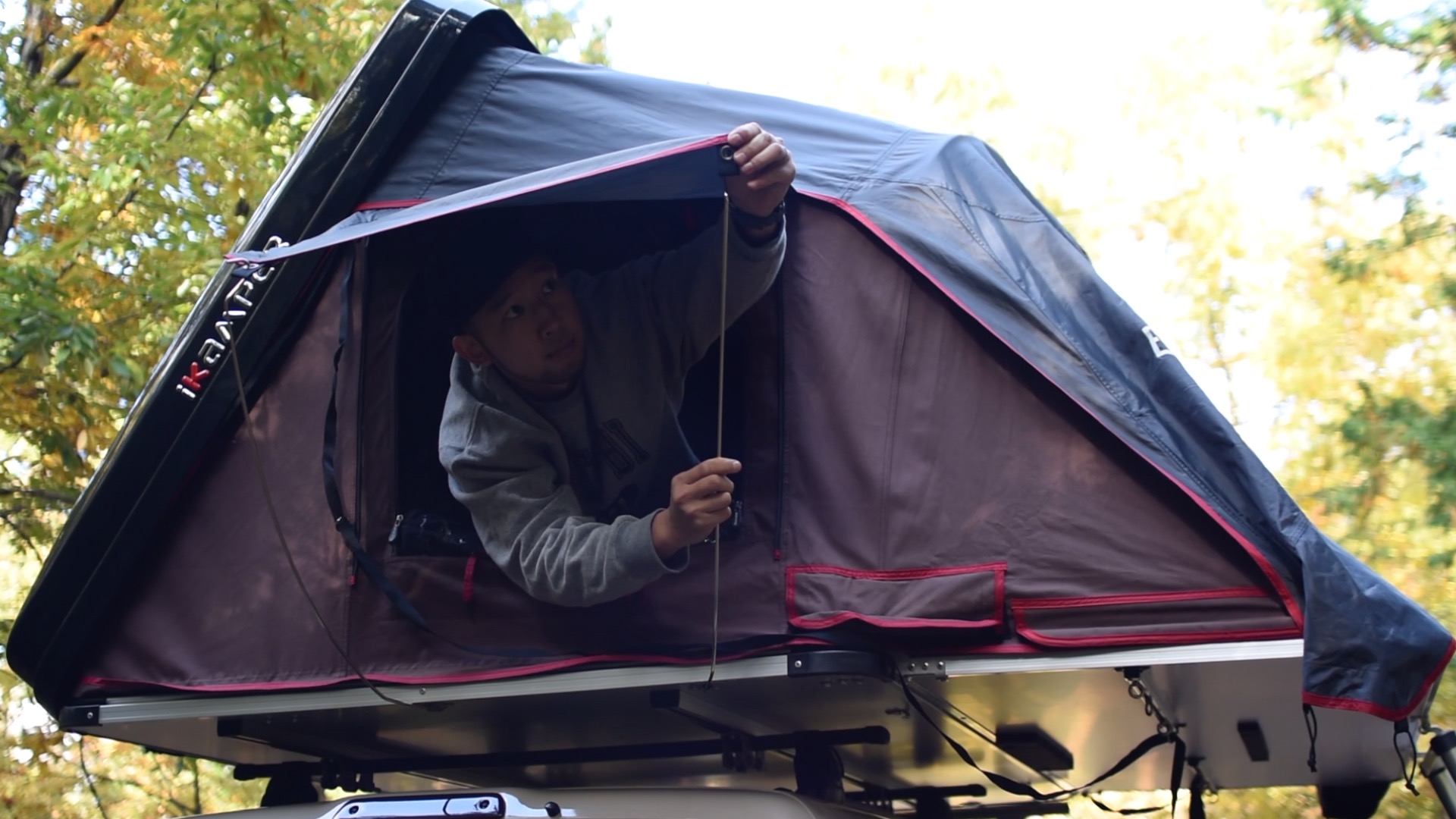 iKaMPERSKYCAMP2.0設営手順 - STRAYCATS - ルーフテント専門店