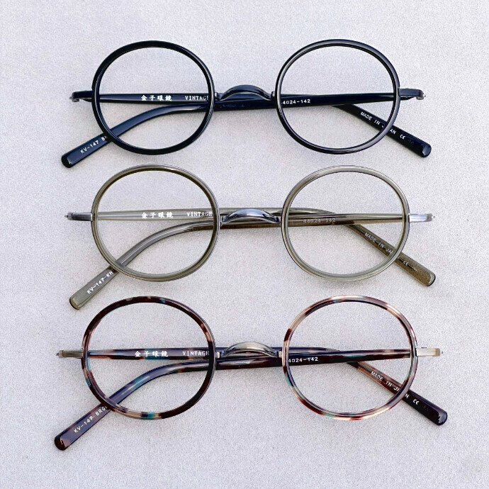 一山×ラウンド】 強度近視の方にもおすすめ！インナーリム付き “KV-147