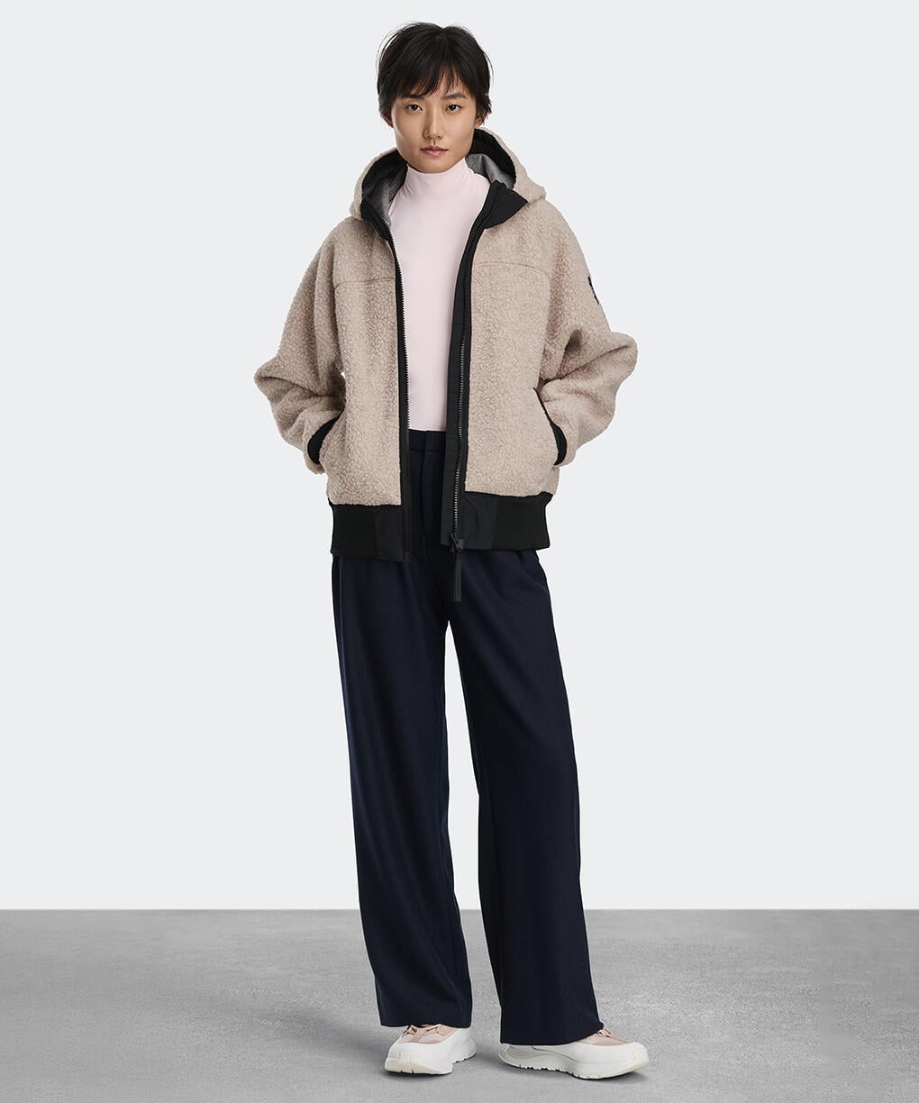 シムコー オーバーサイズ フーディー カインド ハイパイル フリース