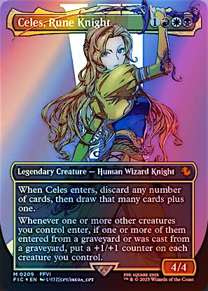 Final Fantasy Commander Decks Variants Foil: Celes, Rune Knight
