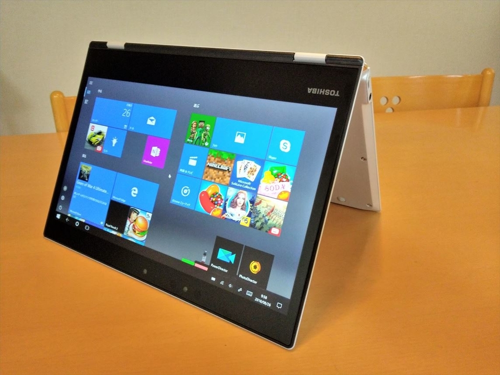 TOSHIBAの2-in-1 PC「dynabook VZ62/F」を購入した - 初老のボケ防止日記