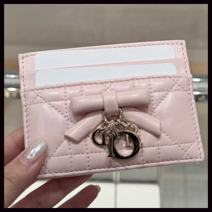 ピンク系 Dior(ディオール) カードケース・名刺入れ(レディース