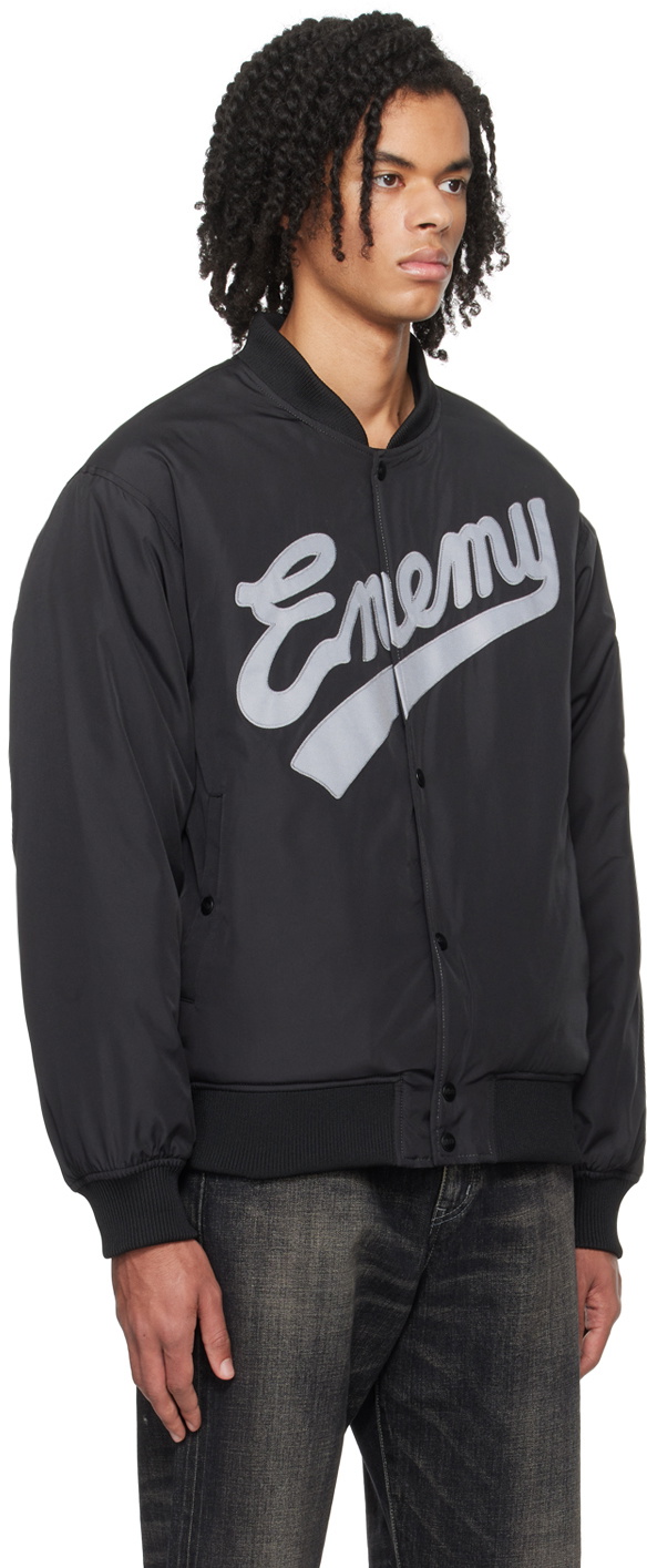 Neighborhood Black PUBLIC ENEMY & Majestic Edition Bomber Jacket