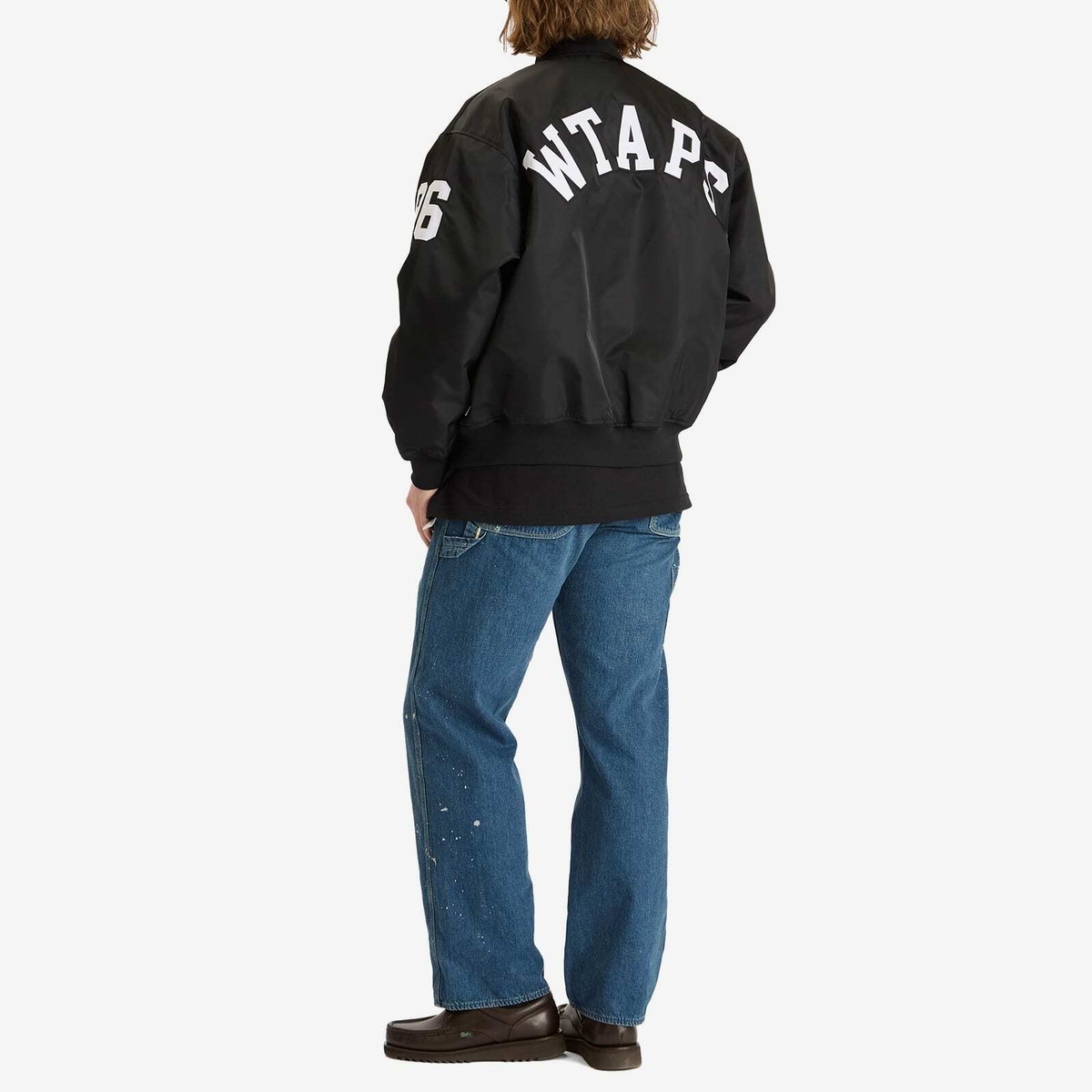 WTAPS Men's Team Stadium Jacket in Black WTAPS