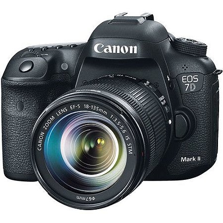 Canon Câmera DSLR EOS 7D Mark II Lente STM 18-135mm - METIE FOTOGRAFIA