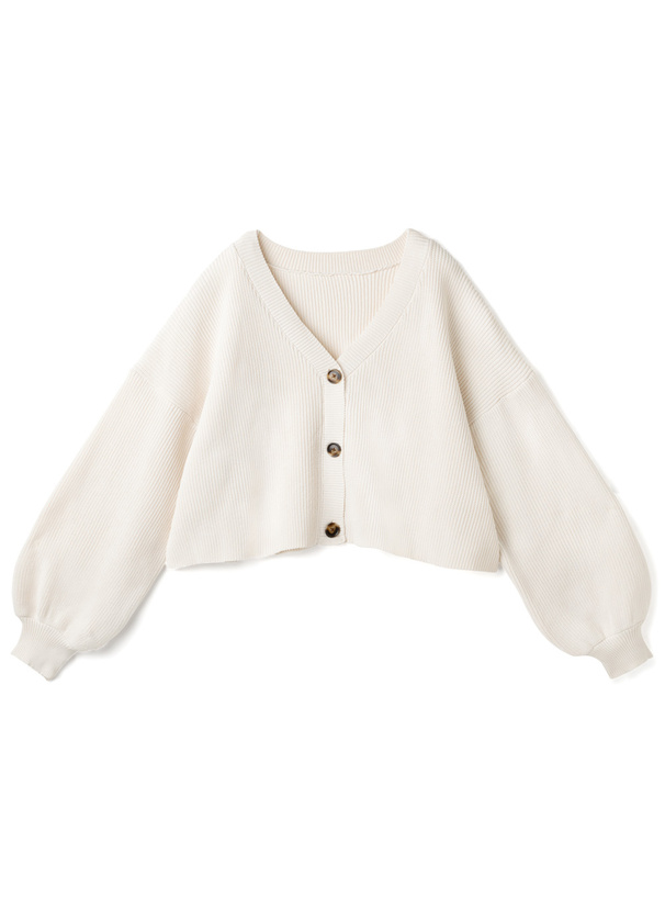 ボリュームスリーブニットカーディガン[kz32] | レディース