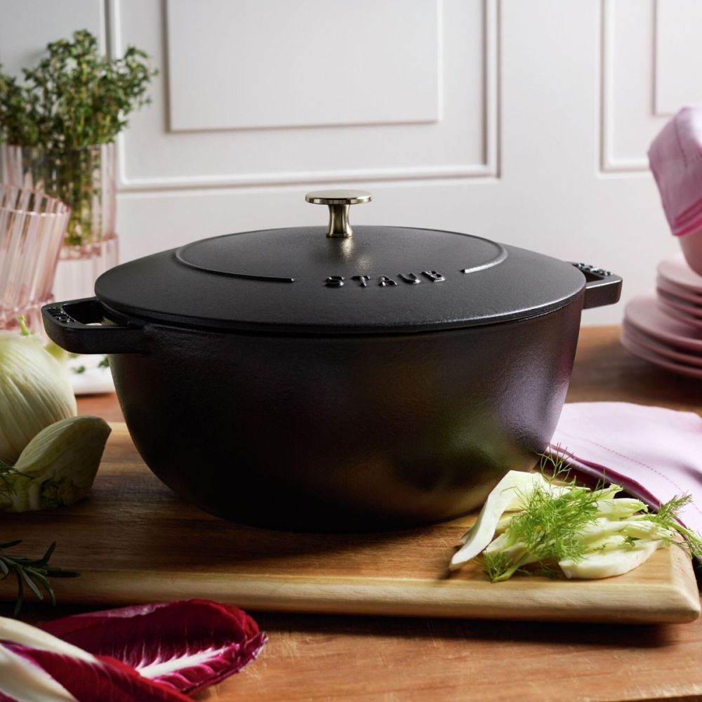 Cast Iron 5.25 Qt. Essential French Oven (Matte Black) | Staub