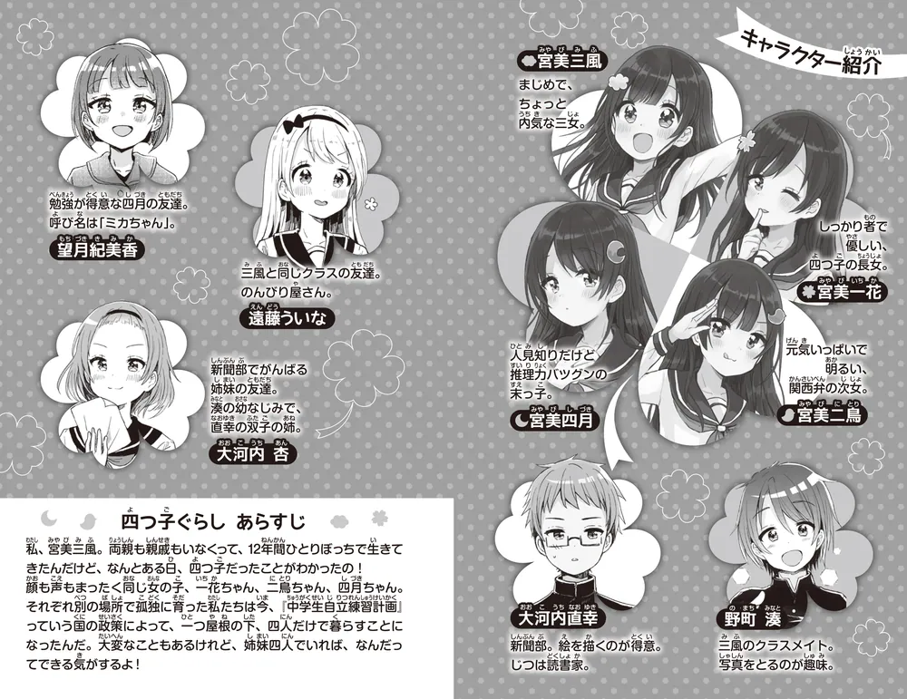 四つ子ぐらし（17） 子猫と犬がやってきた!?」ひのひまり [角川