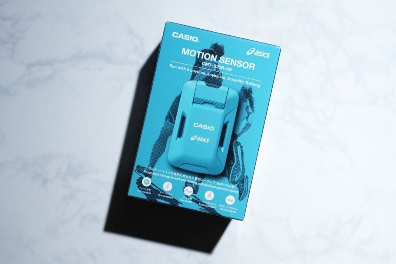 ランニングフォーム改善ガジェット【CASIO × ASICS モーションセンサー