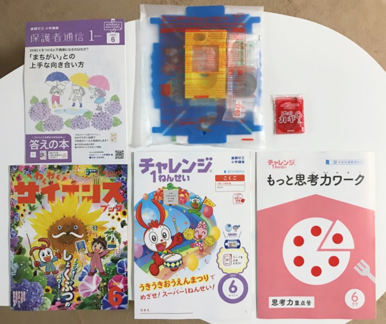 進研ゼミ チャレンジ1年生 6月号が届いたよ。 - 新米パパの子育て