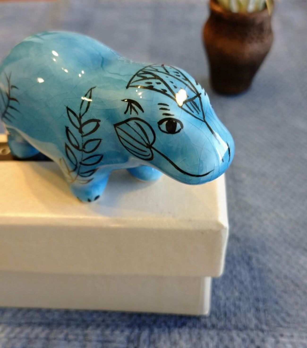 横浜1人旅お土産編～ルーブル美術館オリジナル・古代エジプト『青カバ