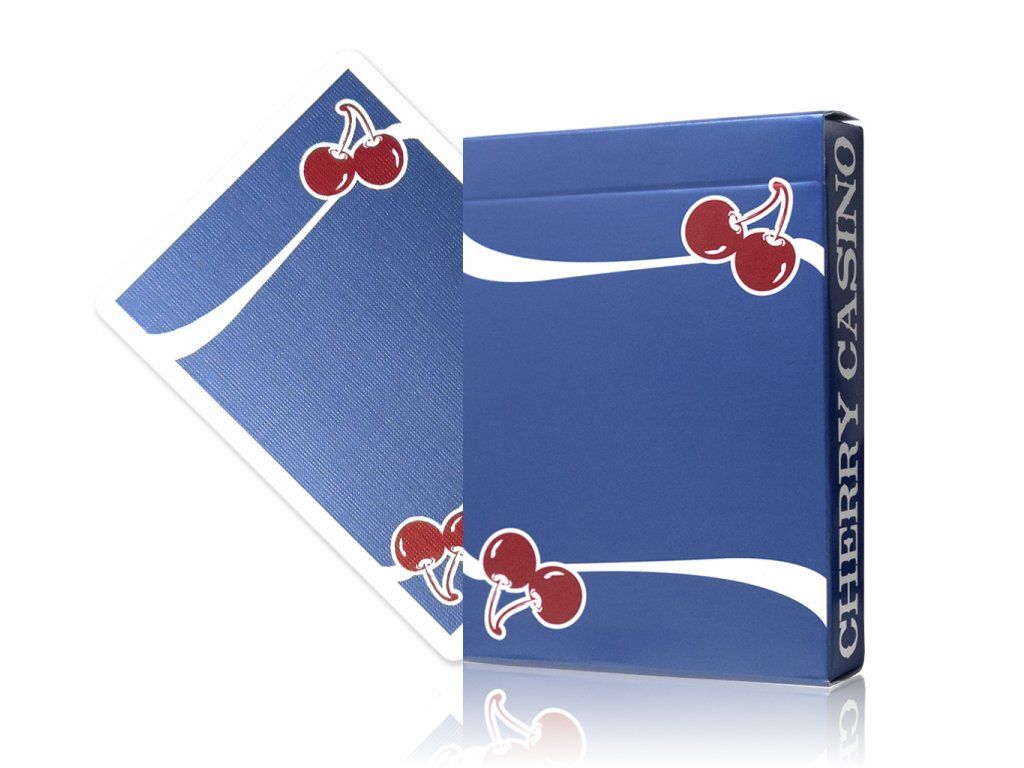 Cherry Casino Tahoe Blue Playing Cards - Butterfly Magic Store