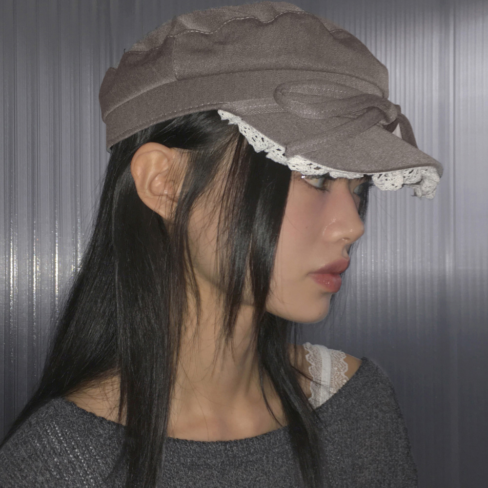 レースリボンキャスケット/ベレー帽 | ファッション通販サイト NUGU