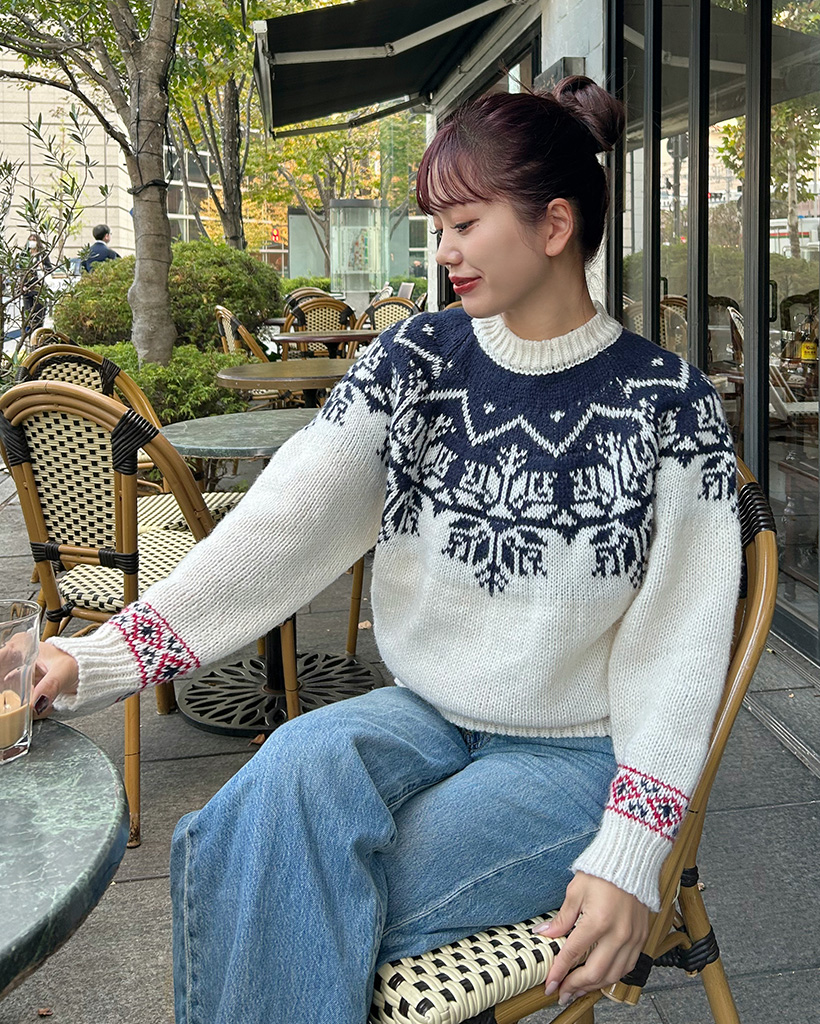 スノーノルディックニット | ファッション通販サイト NUGU