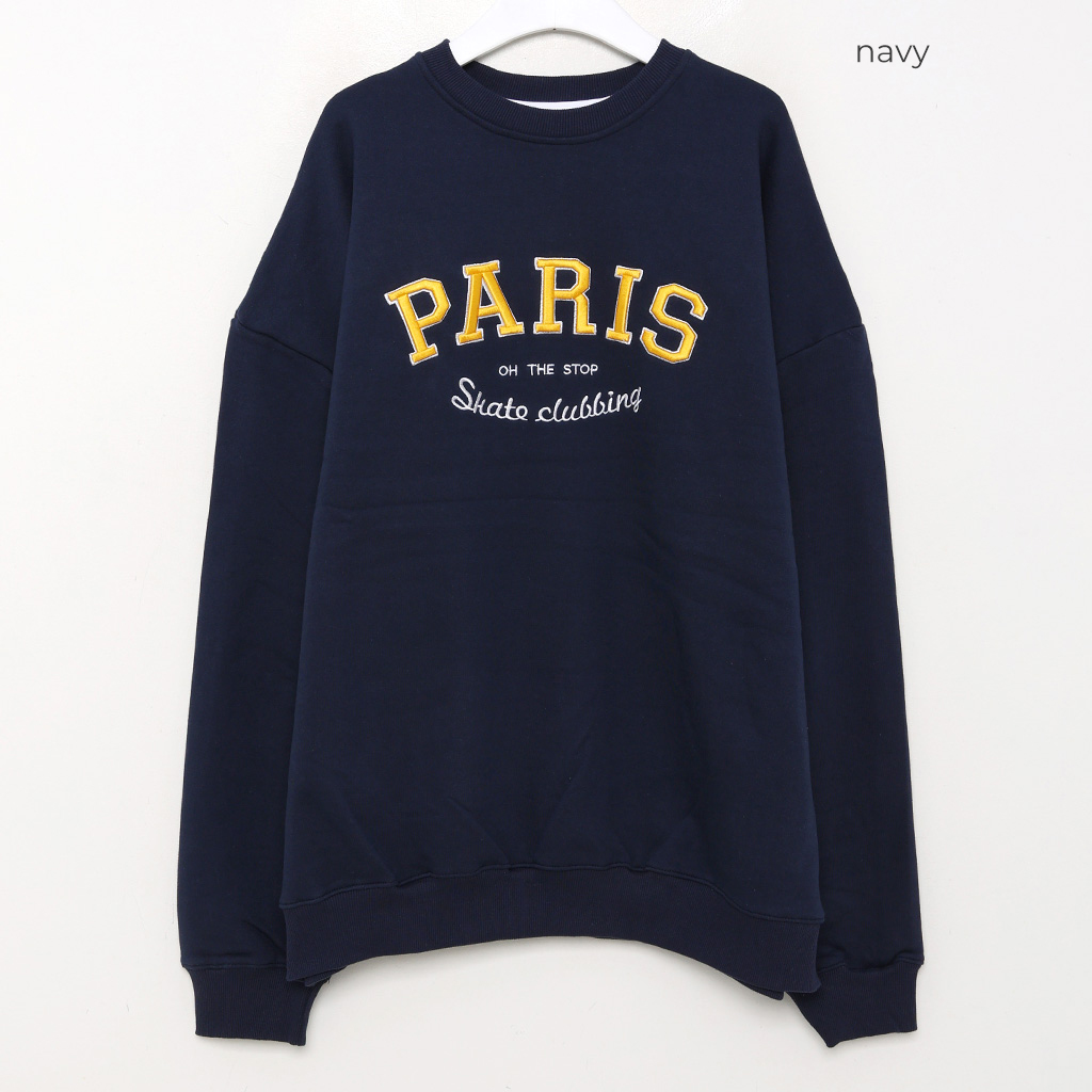 ユニセックスparisステッチスウェット | ファッション通販サイト NUGU