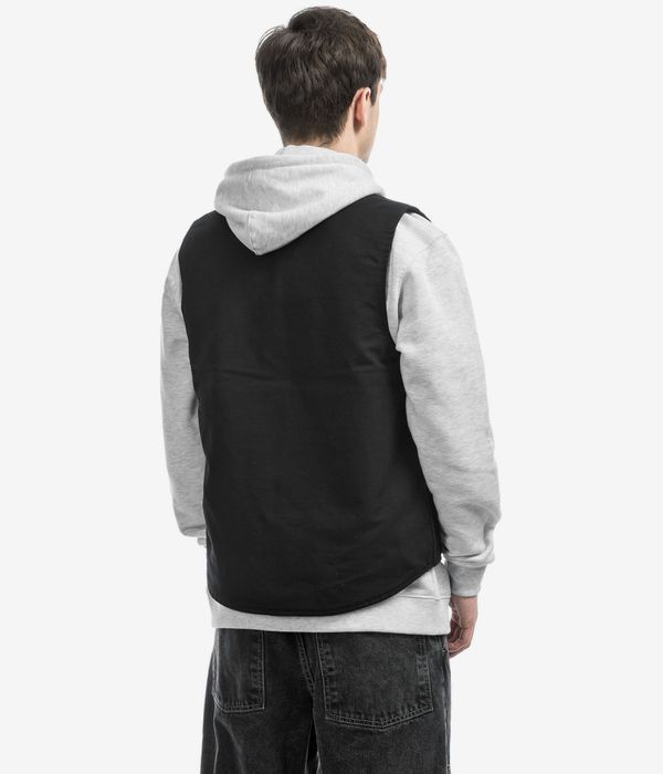 Shop Carhartt WIP Classic Organic Dearborn Vest (black rinsed