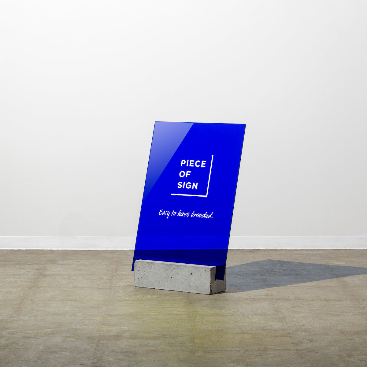 BLOCK & BOARD L-SIZE スタンドサイン - カラーアクリル