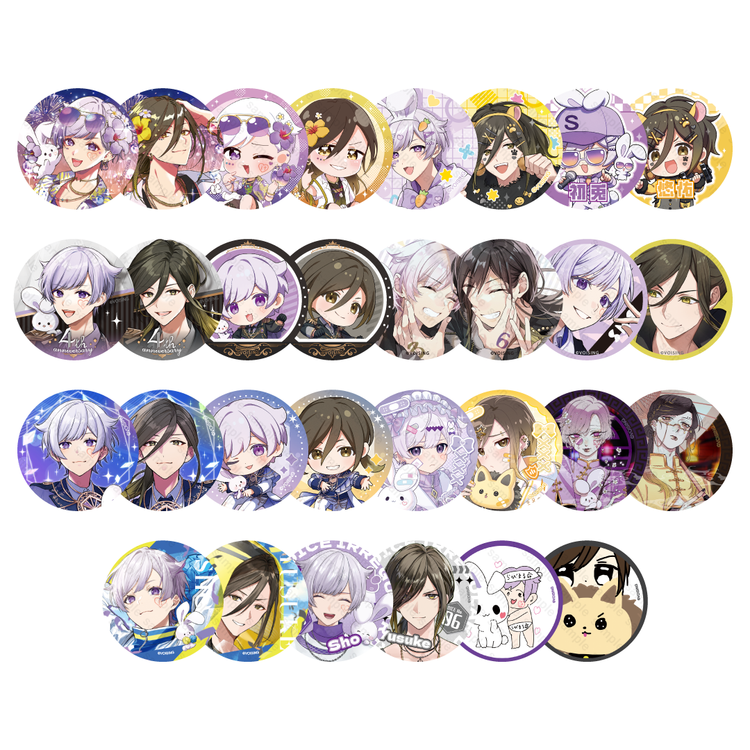 いれいす お正月ピックアップランダム缶バッジ 2026 白黒組 - いれいす