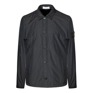 STONE ISLAND Nylon Metal Garment Dyed Over Shirt 'Black' 761512321