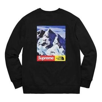 Supreme FW17 The North Face Mountain Crewneck Sweater 'Black' SUP