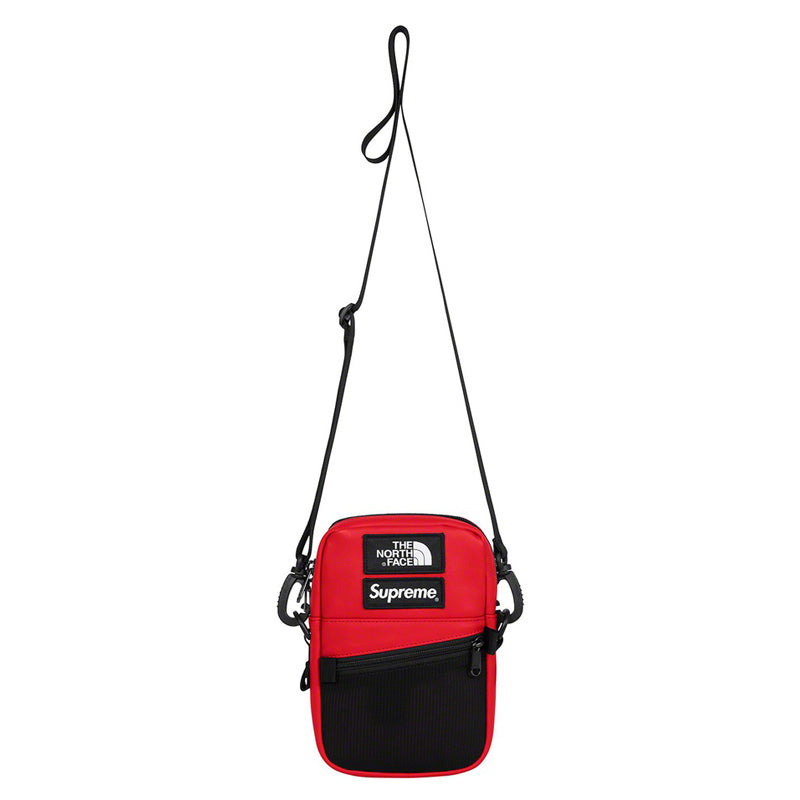 Supreme x The North Face Leather Shoulder Bag SP-FW18B7-RD